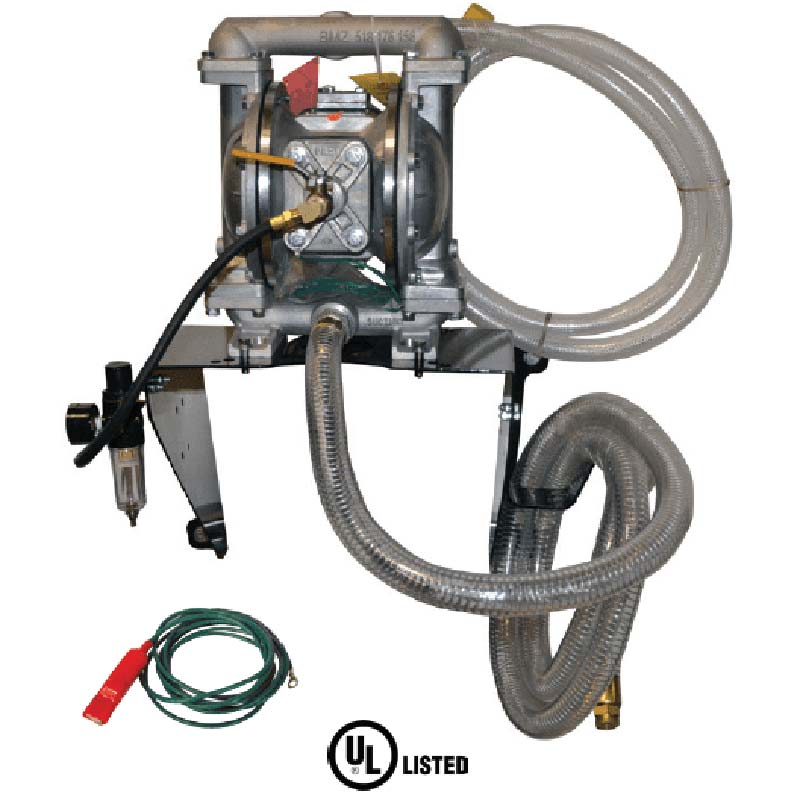 Air Operated Diaphragm Pump Evacuation System Kit (UL Listed) | John Dow Industries | JDI-DPES-UL
