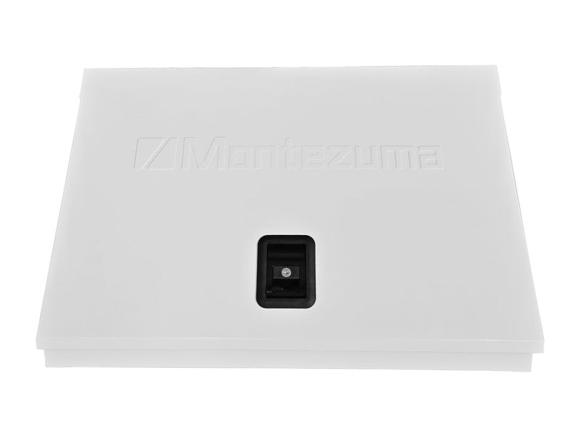 Montezuma MEMUC300-CWB | 30x15 in. Triangle Toolbox and 31in 2-Drawer Utility Cart Combo - White