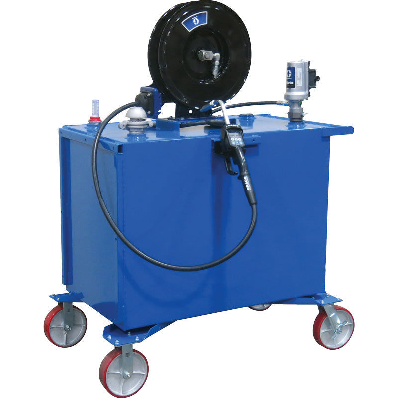 125 Gallon (1-Fluid) Steel Tank on Casters with 3:1 Pump Package ...