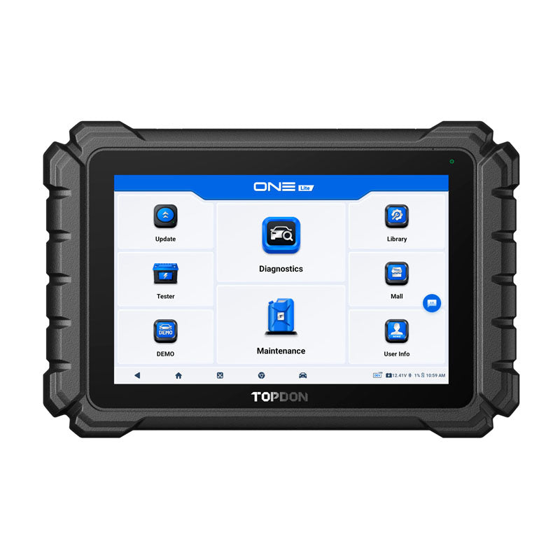 TDONELITE | ONE Lite Professional 10.1" Automotive Diagnostic Tool, J2534 Prog. | TOPDON