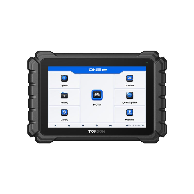 TDONEMOTO | ONE Moto 10.1" Motorcycle Diagnostic Tool | TOPDON