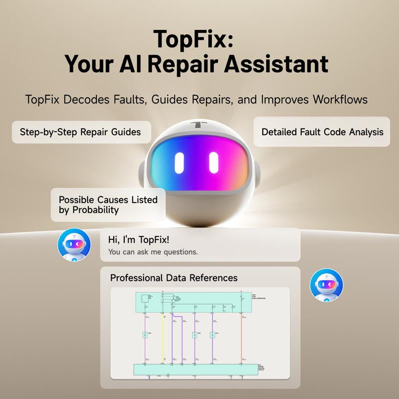 TDONEPLUSID | ONE Plus Identifix Bundle Diagnostic Tool & J2534 Prog. | TOPDON