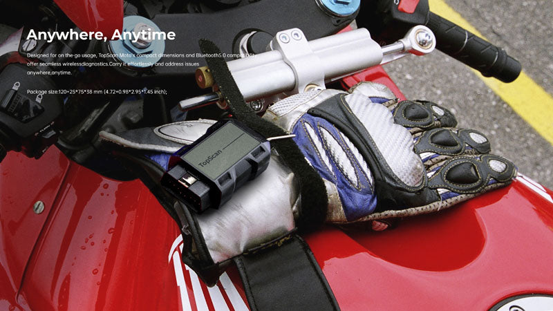 TOPSCANMOTO | TopScan Moto Wireless Motorcycle Diagnostic Tool | TOPDON