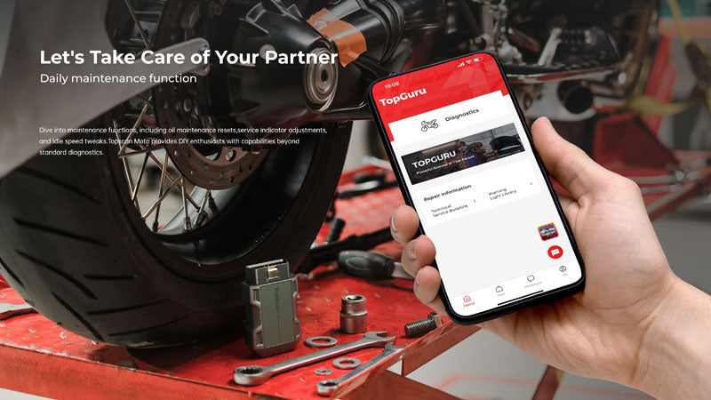 TOPSCANMOTO | TopScan Moto Wireless Motorcycle Diagnostic Tool | TOPDON