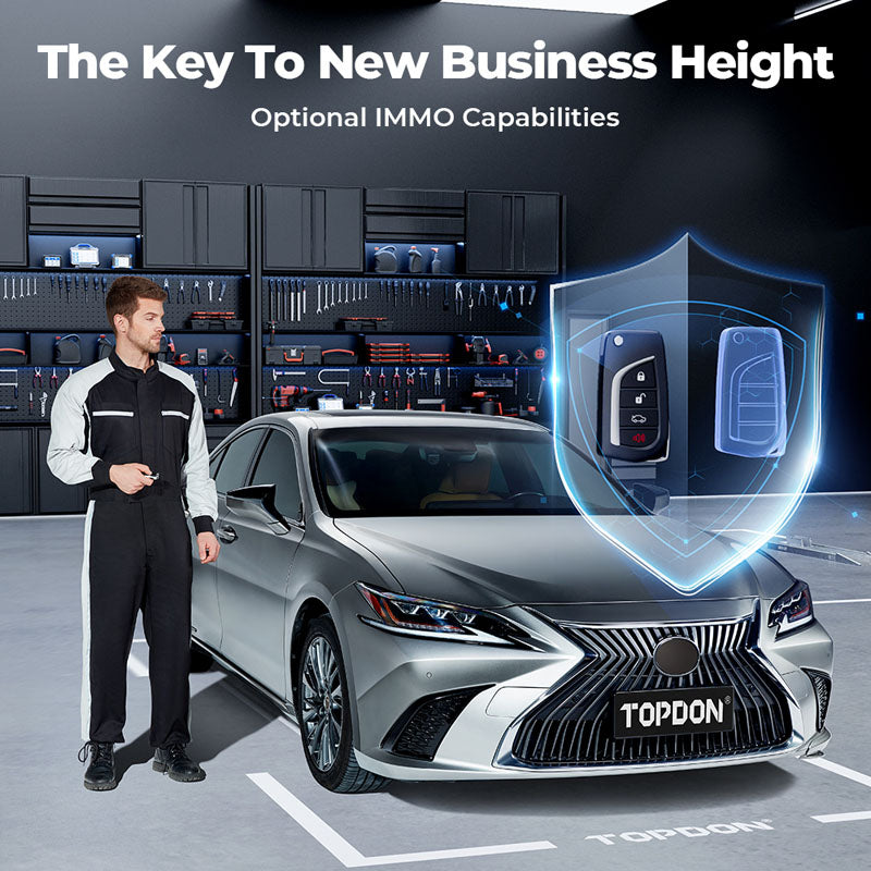 TOPSCANPRO | TopScan Pro Pocket-Size Bluetooth Scan Tool w/Bi-Directional Controls | TOPDON