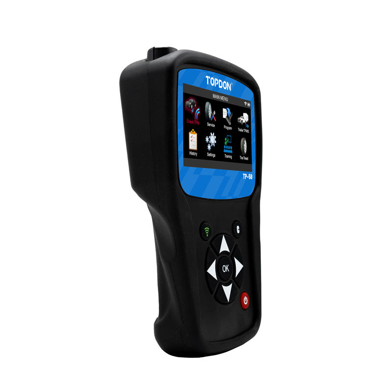 TP58 | TP58 Advanced TPMS Tool with OBDII, Wi-Fi, 5 Year Updates | TOPDON