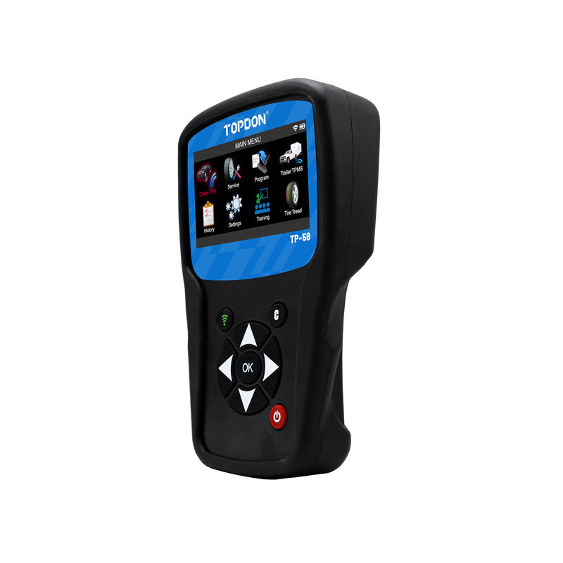 TP58 | TP58 Advanced TPMS Tool with OBDII, Wi-Fi, 5 Year Updates | TOPDON
