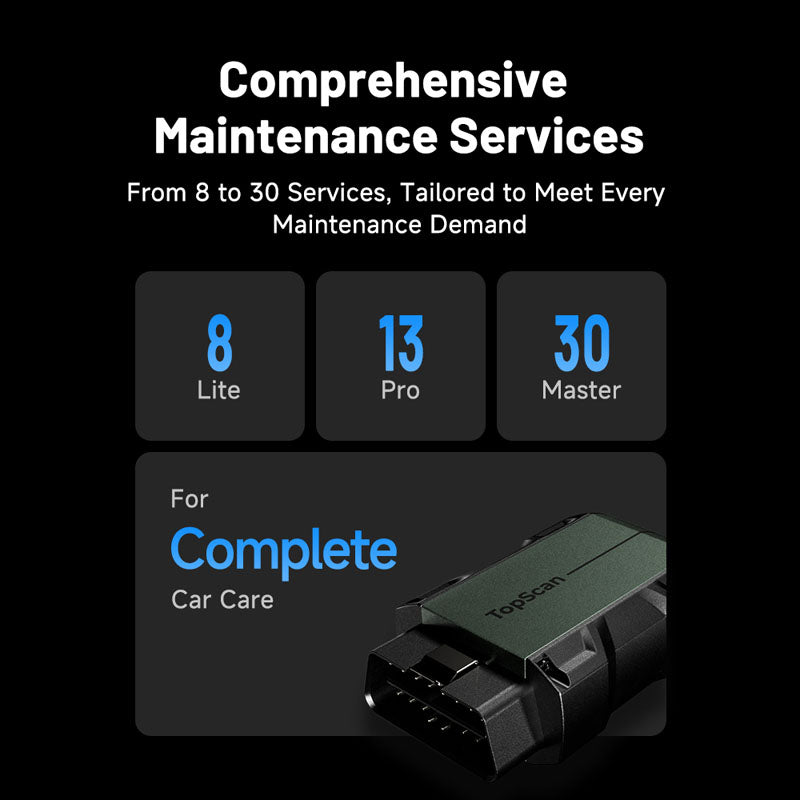 TSMASTER | TopScan Master Pocket-Size Bluetooth Scan Tool w/Bi-Directional Controls | TOPDON