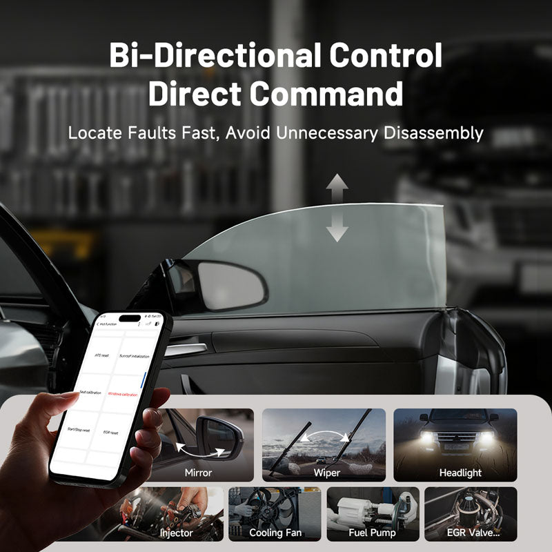 TSMASTER | TopScan Master Pocket-Size Bluetooth Scan Tool w/Bi-Directional Controls | TOPDON