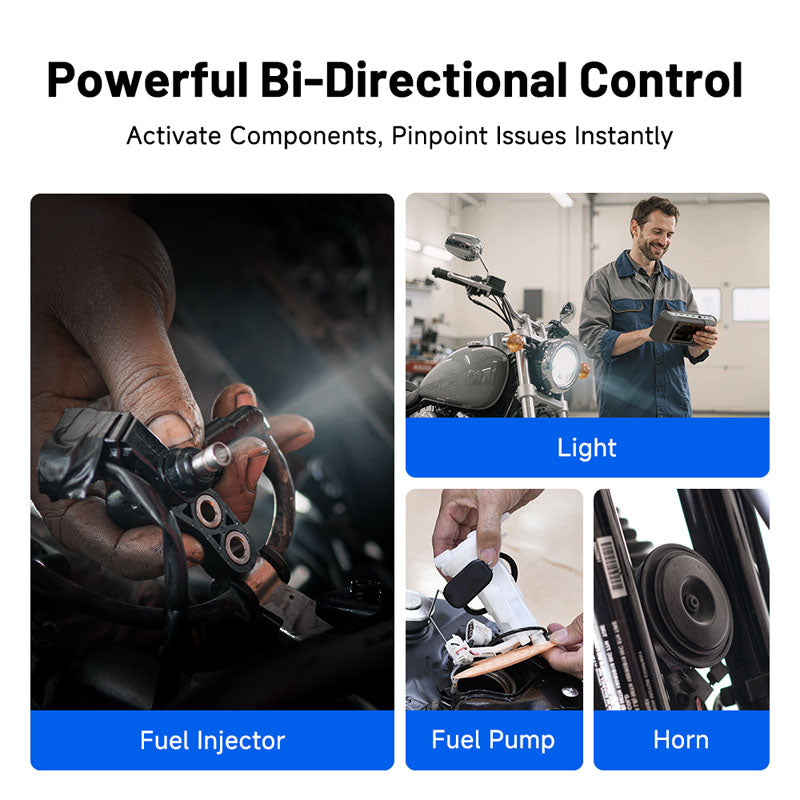 UDMOTO | UltraDiag Moto 8-inch Wireless Motorcycle Diagnostic Tool | TOPDON