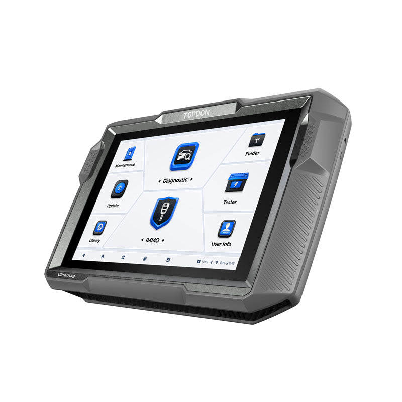 ULTRADIAG | UltraDiag 8" Scan Tool & Key Programming w/Bi-Directional Controls | TOPDON