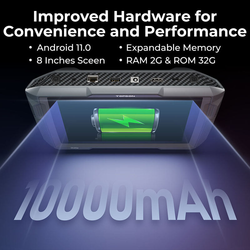 ULTRADIAG | UltraDiag 8" Scan Tool & Key Programming w/Bi-Directional Controls | TOPDON