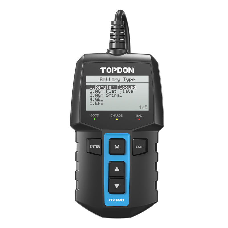 BT100 | 12V Battery & System Tester | TOPDON