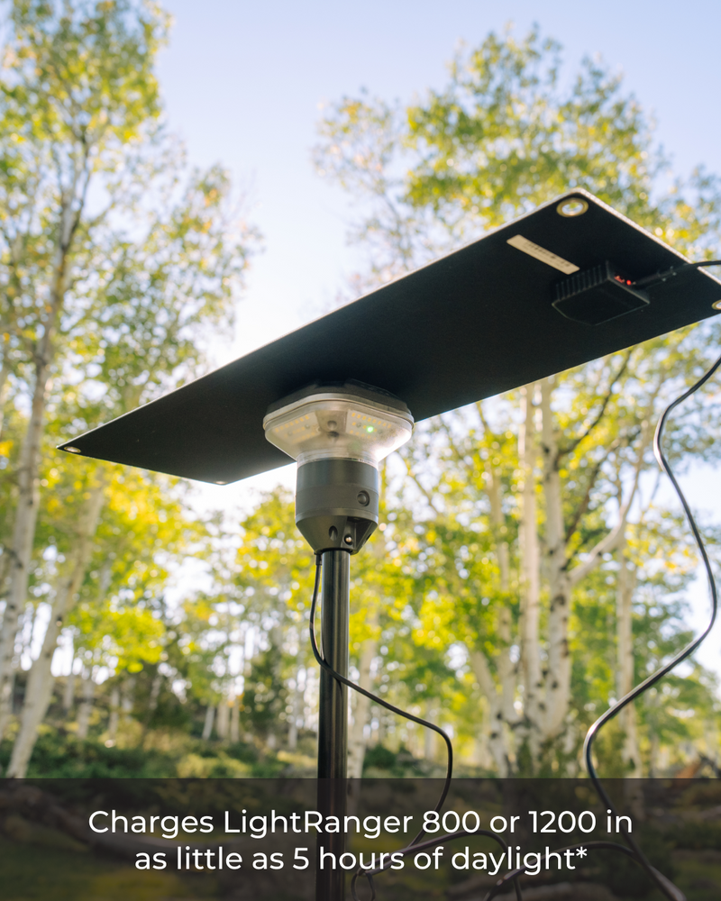 20 Watt Portable Solar Panel w/ LightRanger Receiver | SP20WR | Devos Outdoors