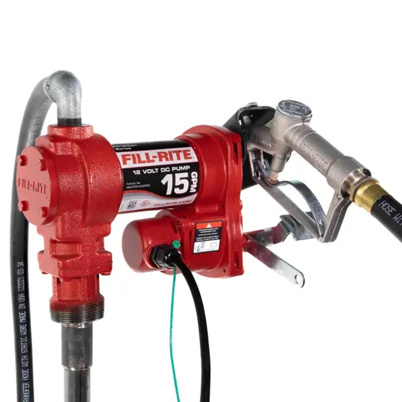 Fill-Rite 12 Volt DC Pump with Hose and Manual Nozzle - FR1210H