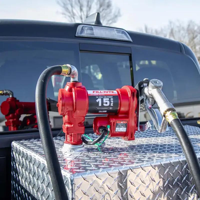 Fill-Rite 12 Volt DC Pump with Hose and Manual Nozzle - FR1210H