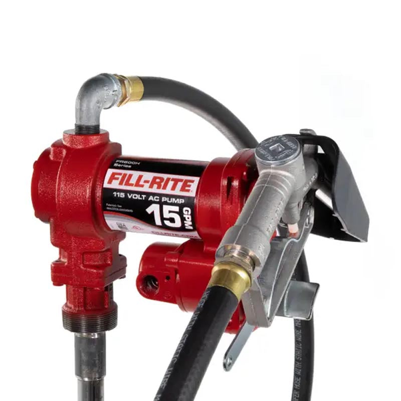 Fill-Rite 115V AC 15 GPM Fuel Transfer Pump with Nozzle - FR610H