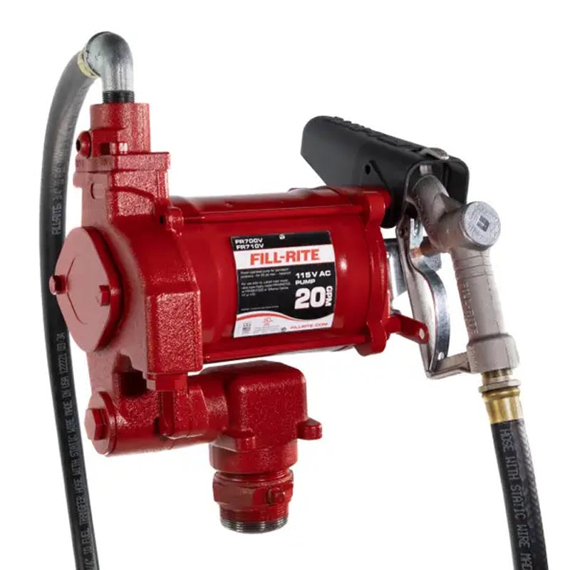Fill-Rite 115 Volt AC Pump with Manual Nozzle - FR700V