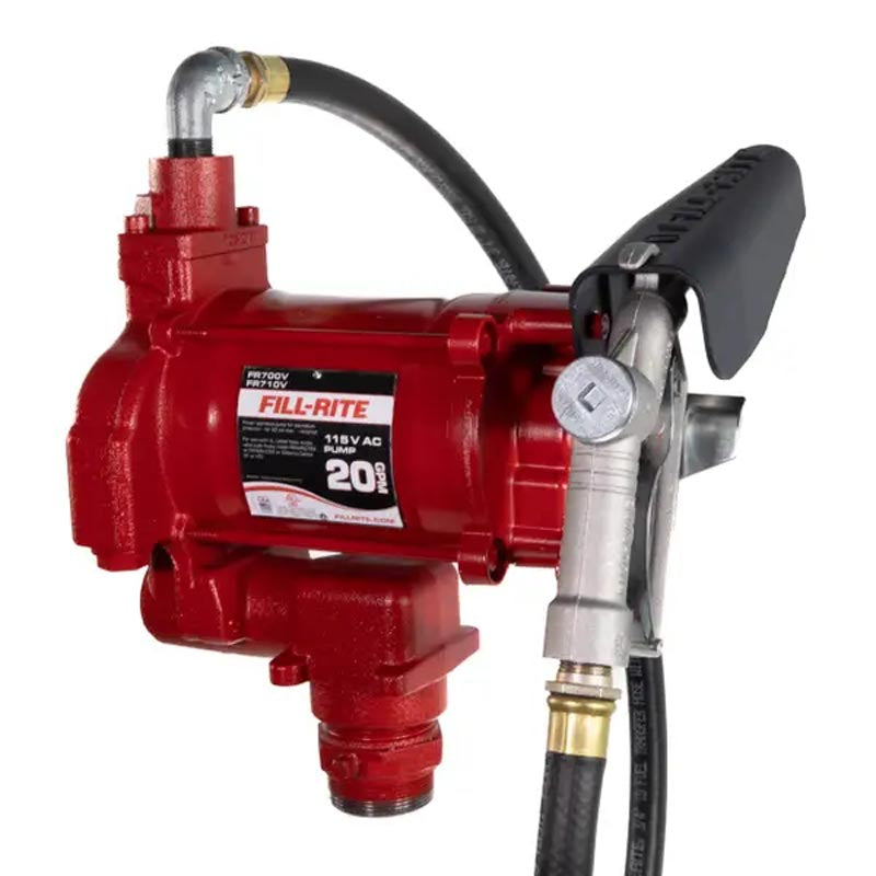 Fill-Rite 115 Volt AC Pump with Manual Nozzle - FR700V