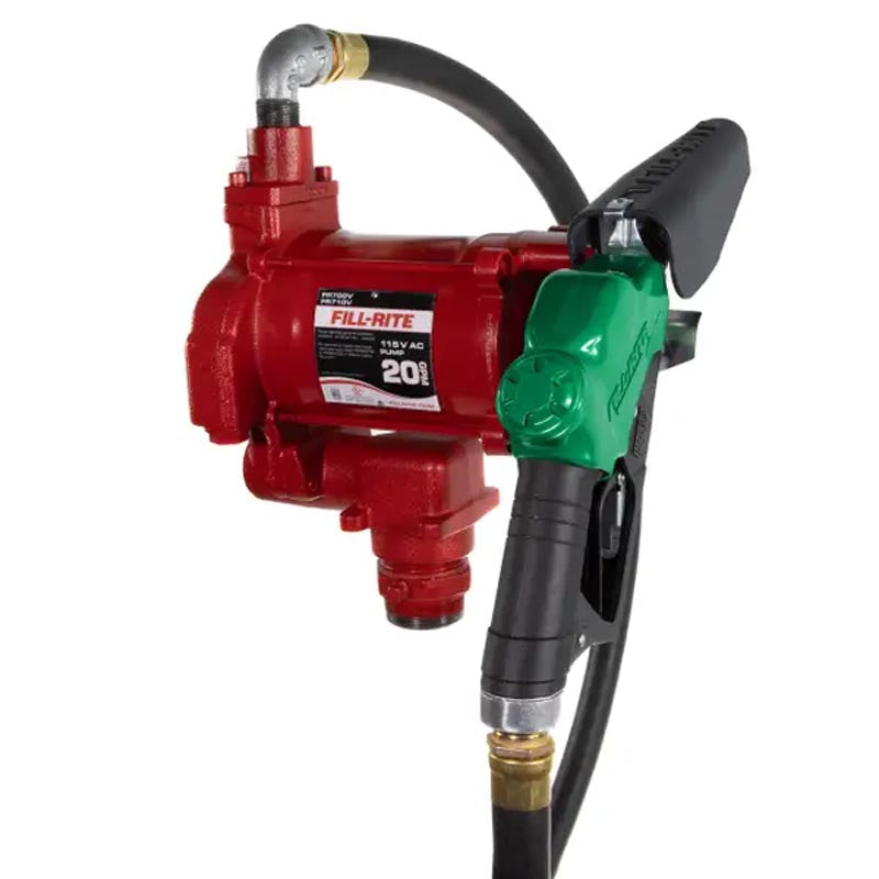 Fill-Rite 115V AC High Flow Pump with Hose and Nozzle - FR710VB