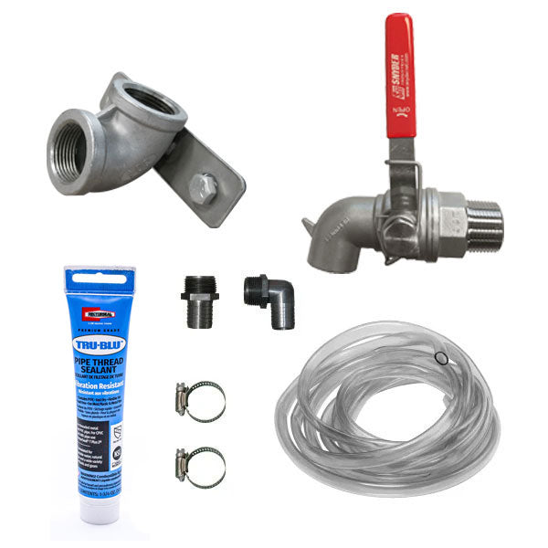 Gravity Feed Kit -  Add A Tank - Stainless Steel Valves