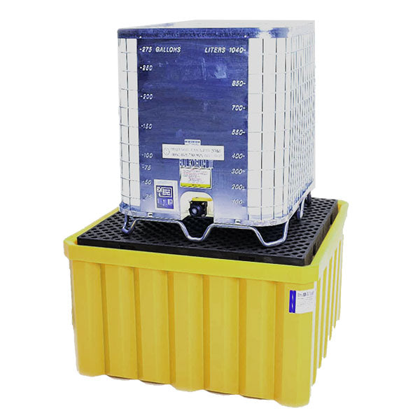 IBC Tote on the UltraTech IBC Spill Pallet