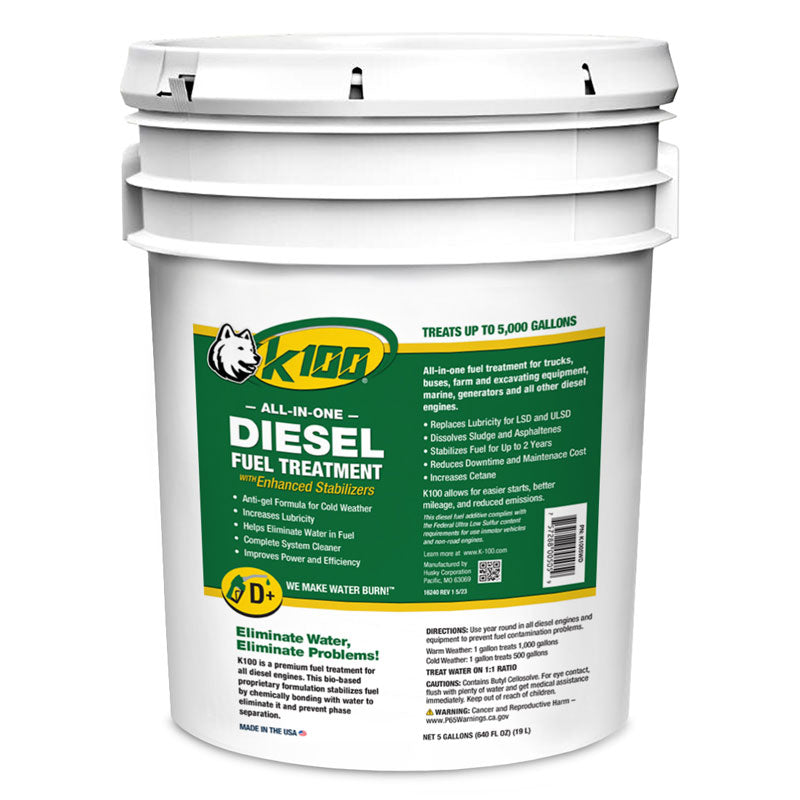 K100 Fuel Treatment, Diesel, 5 Gallon