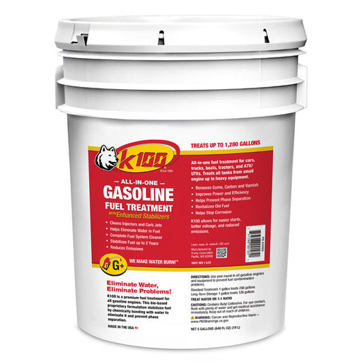 K100 Fuel Treatment, Gas, 5 Gallon