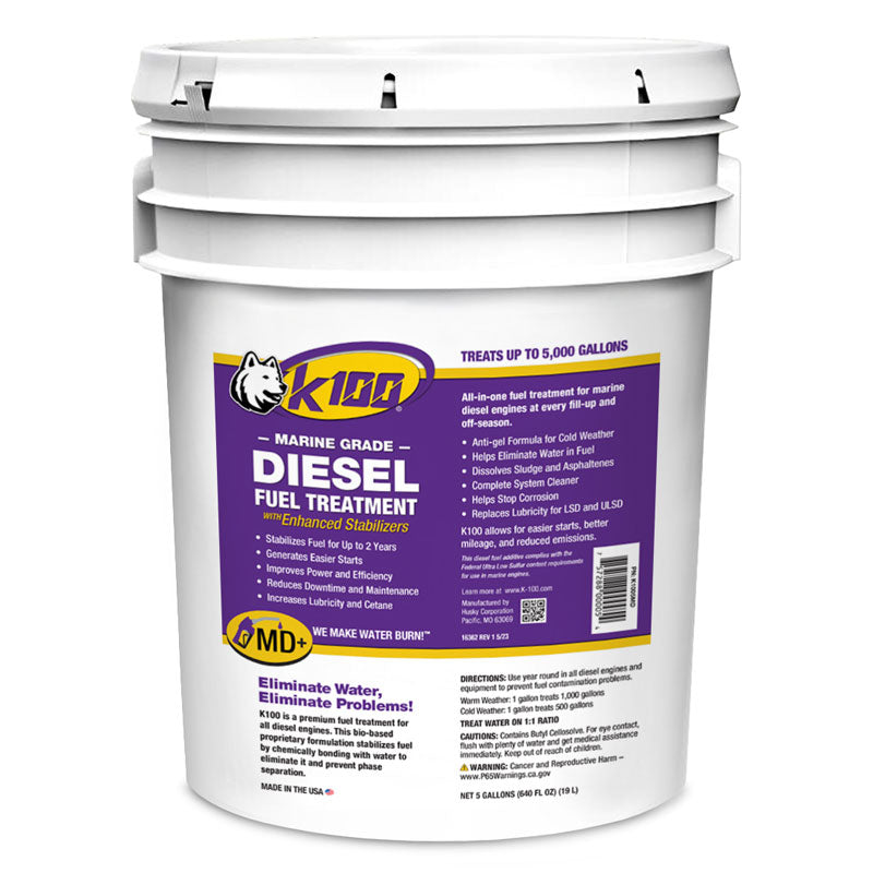 K100 Fuel Treatment, Marine Diesel, 5 Gallon