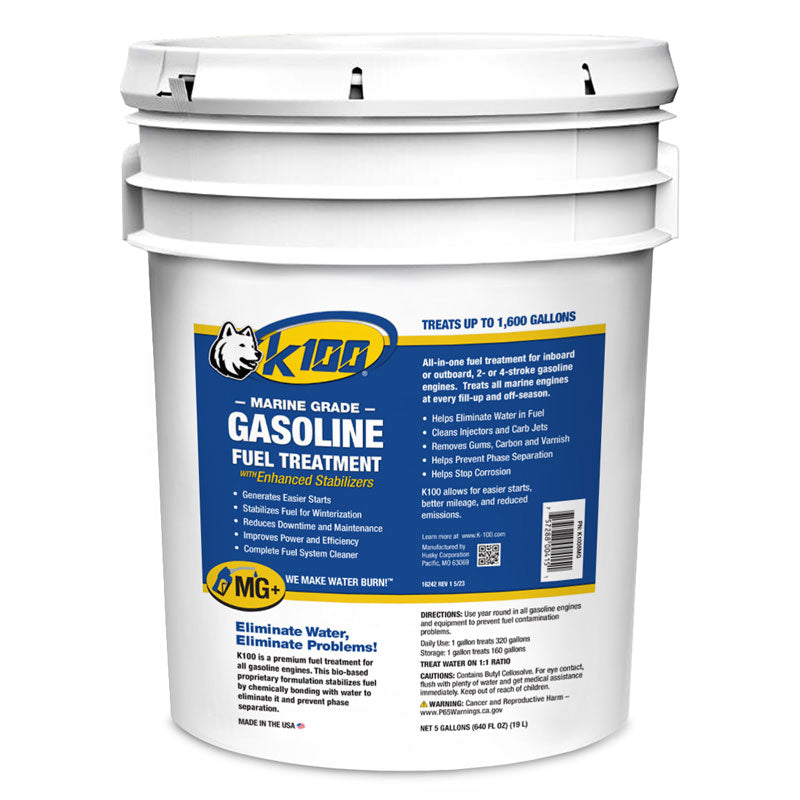 K100 Fuel Treatment, Marine, 5 Gallon