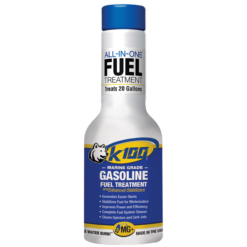 K100 Fuel Treatment, Marine, 8oz, 12 Bottles