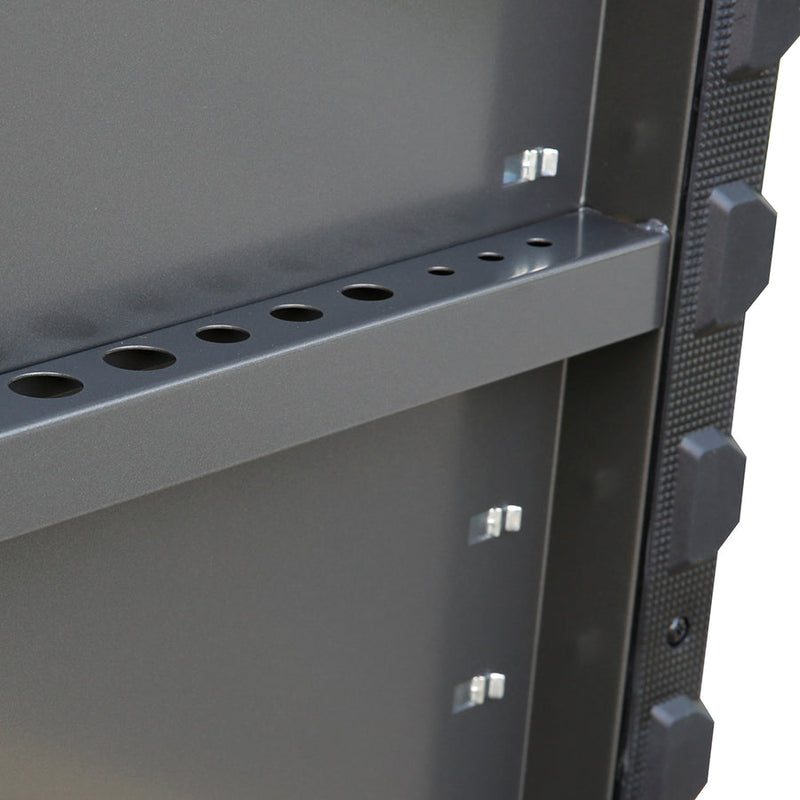 Montezuma MPMC36MGT6 |   Pro Series 36" Mechanics Cart in Metallic Gray, Blue Trim