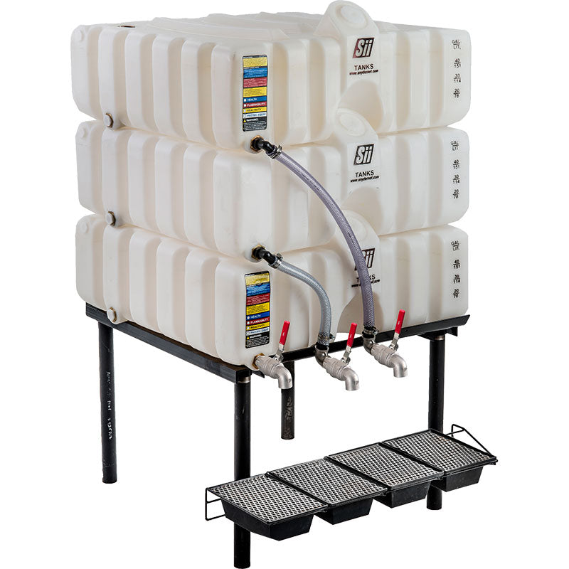 60/60/60 Gallon Cubetainer Gravity Feed System | SCT60-3
