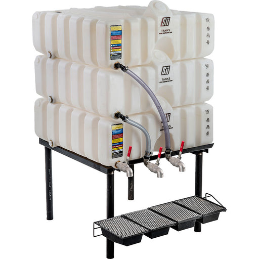 60/60/60 Gallon Cubetainer Gravity Feed System | SCT60-3