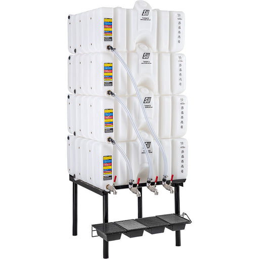 80/80/80/80 Gallon Cubetainer Gravity Feed System