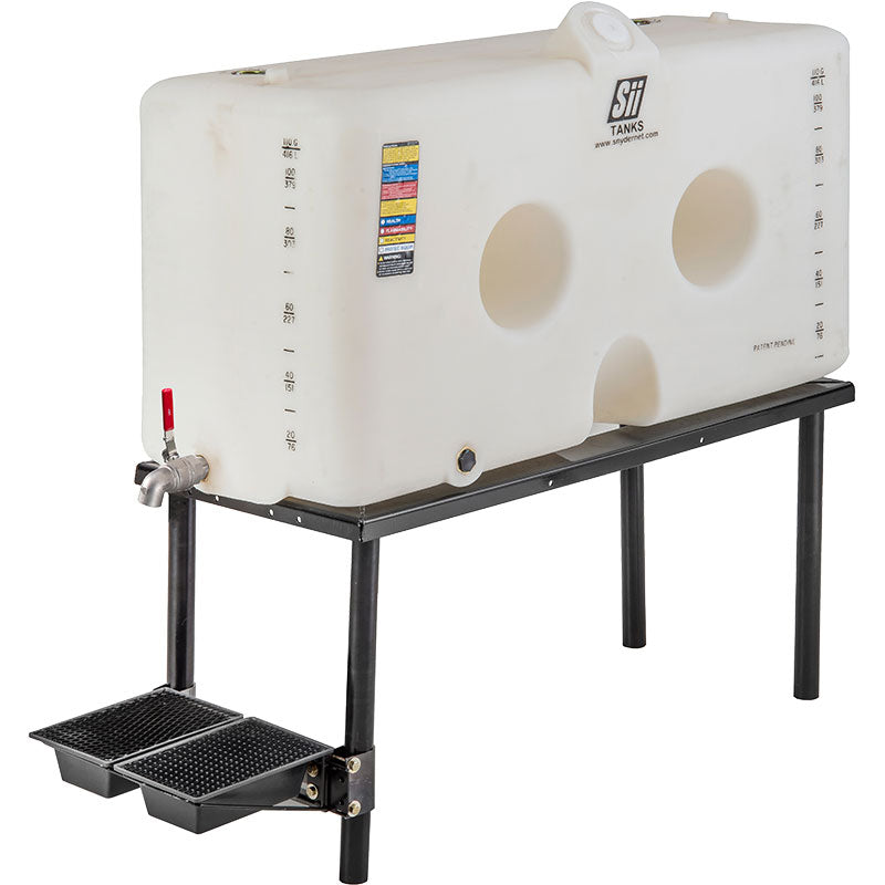 120 Gallon Slimtainer Gravity Feed System w/ Drip Tray | SST120-1