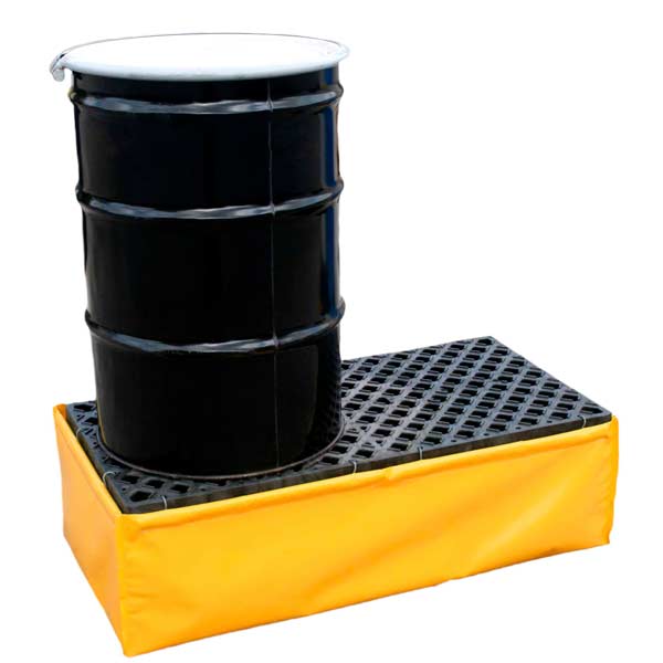 Ultra-Spill Pallet Flexible with Drain | P2 - 2 Drum | UltraTech 1345