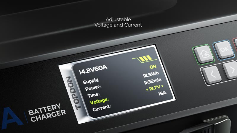 Tornado120000 | 120A Stable Power Supply & 12V Battery Charger with 16 Ft. Cables | TOPDON