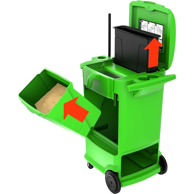 Fibercan+ Absorbent Refill Bag, 20 Lbs | Toucan Absorbent Recycling System | SRI