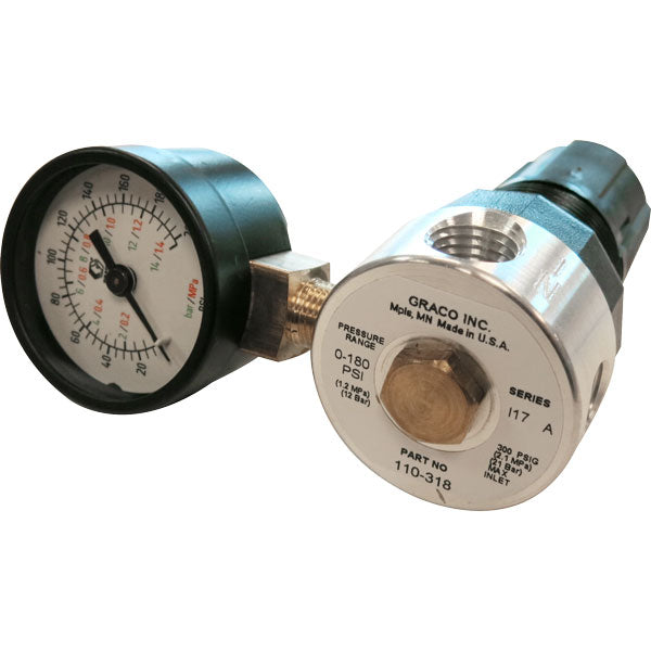 Graco 110147 | Air Regulator with Gauge, 1/4