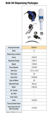 Graco 224541 Fire-Ball 300 Series Technical Specifications