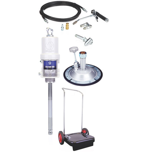 Graco 226012 | Fire-Ball 300 Series - 50 Lb 50:1 Grease Package (Pro-Shot Cart-Mounted Pail Topper)