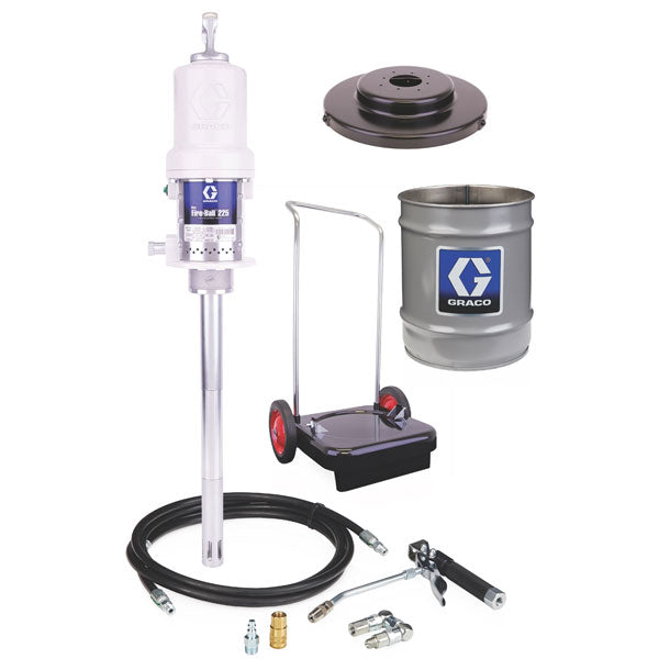Graco 246913 | Mini Fire-Ball 225 Series - 35 Lb / 50 Lb Grease Package (Cart Mounted Pail Dispenser)