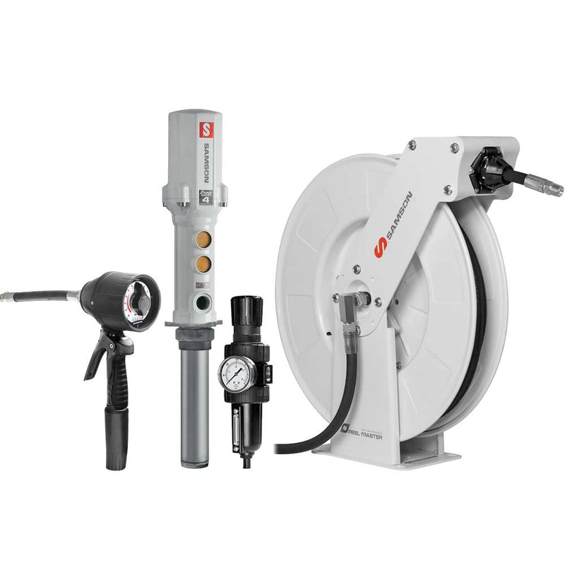 5:1 PumpMaster Oil Pump Package with 50' 504 Series Reel, (Preset) Meter | Samson 900 543