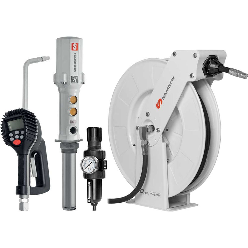 5:1 PumpMaster 4 Oil Pump Package with 50' 504 Series Reel,  (Digital Preset) Meter | Samson 900 544