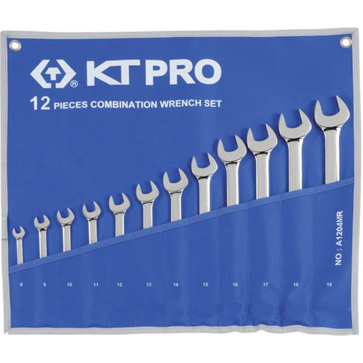 12 Piece Combination Wrench Set 8-19mm Metric