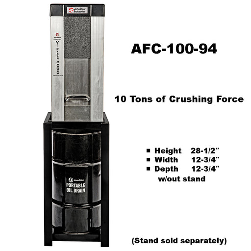 ACF-100-94 oil filter crusher