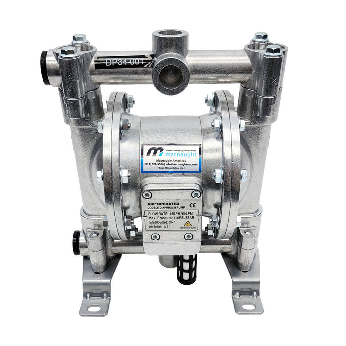 M3 3/4 Inch Air Operated Double Diaphragm Pump - Macnaught