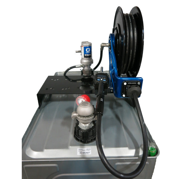 Graco 3:1 Oil Pump, Hose Reel, Meter Roth Tank Package