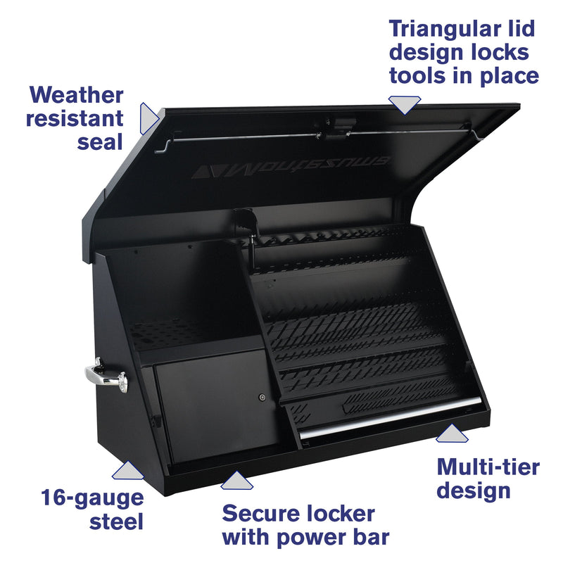 Montezuma DX411B | 41 x 18 in. Steel Triangle® Toolbox